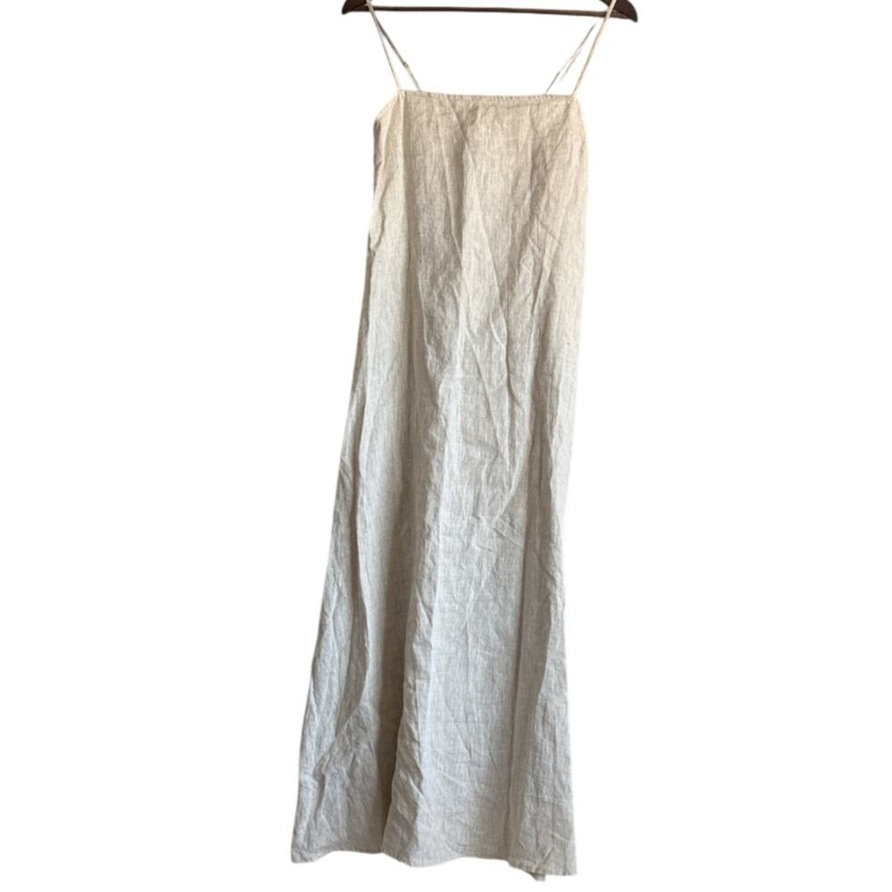 DISSH Jem Natural Linen Maxi Dress Sz 2 - Picture 3 of 6